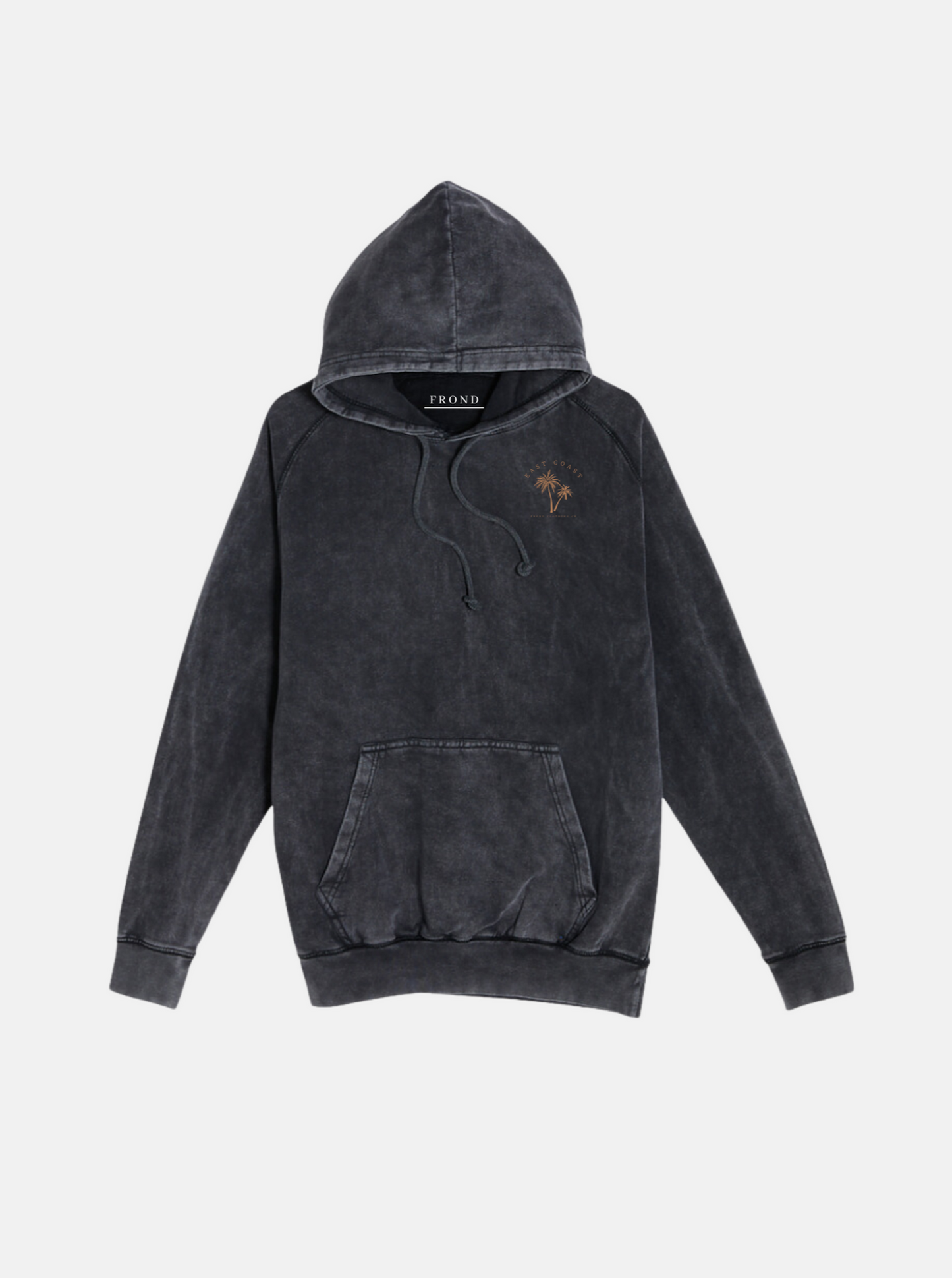 East Coast Unisex Hoodie, Vintage Black