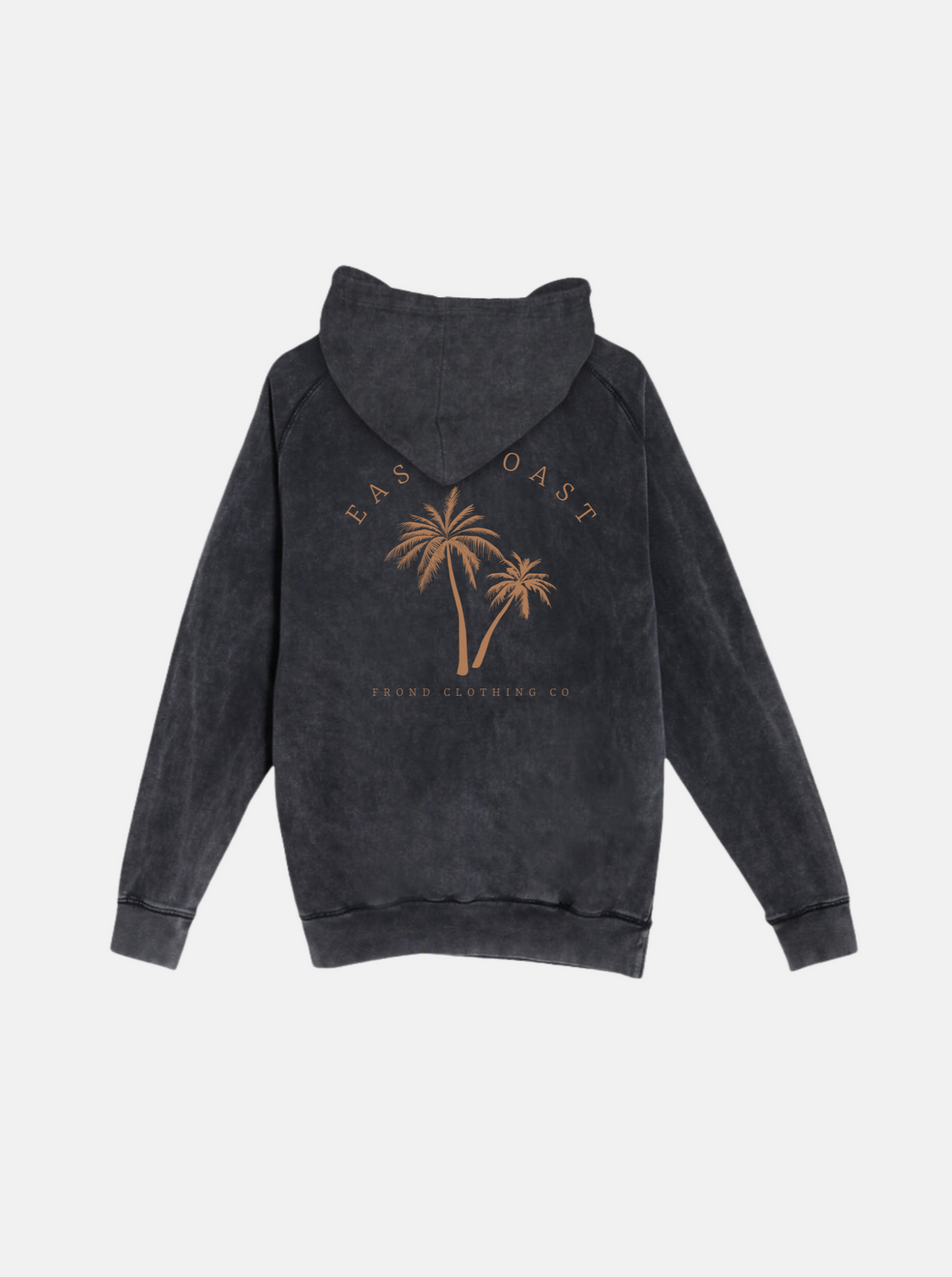 East Coast Unisex Hoodie, Vintage Black