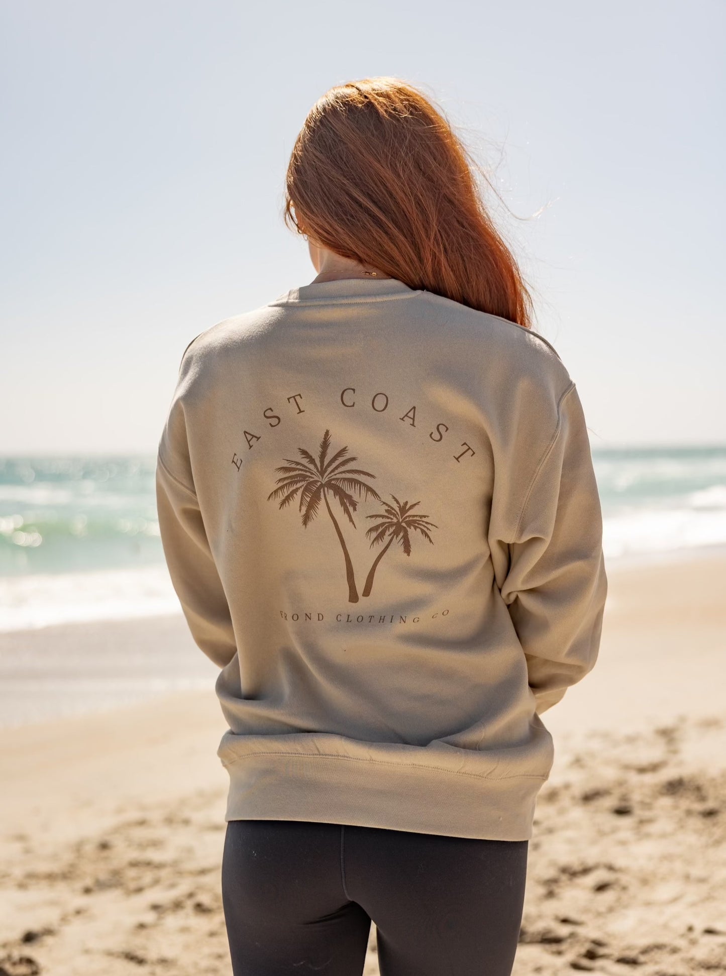 East Coast Unisex Sweatshirt, Bone