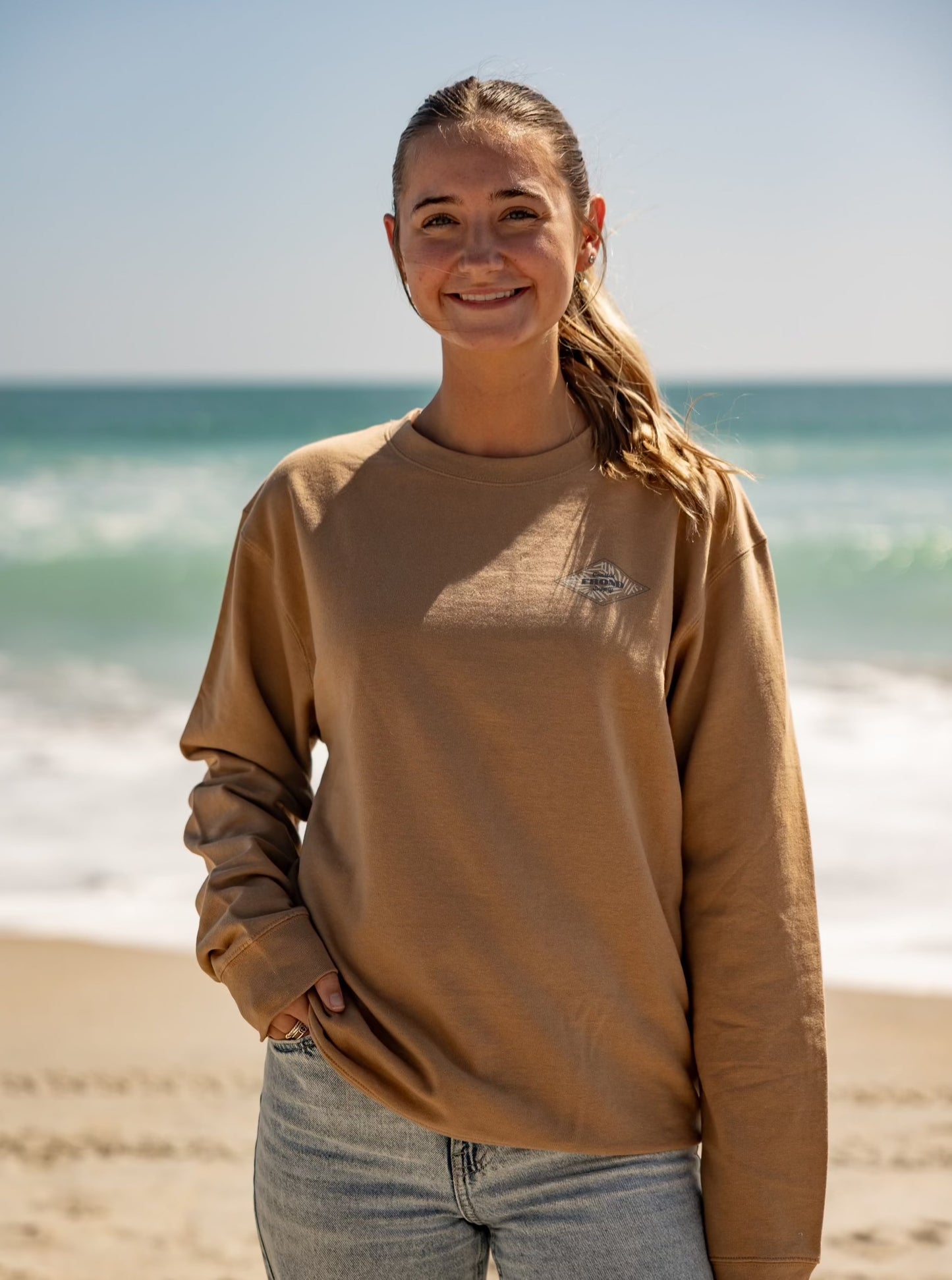 Coastal Supply Unisex Sweatshirt, Sandstone