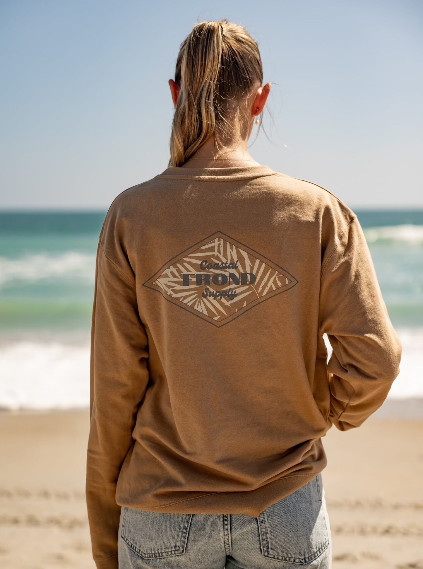 Coastal Supply Unisex Sweatshirt, Sandstone