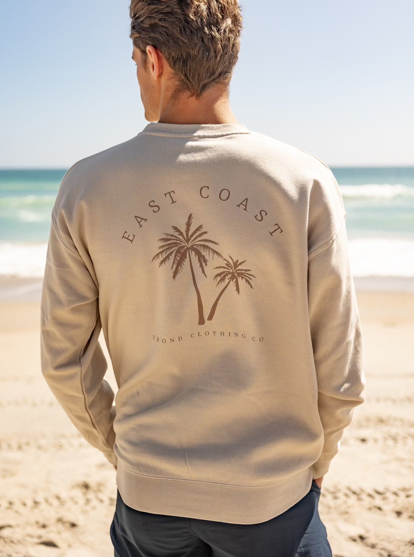 East Coast Unisex Sweatshirt, Bone