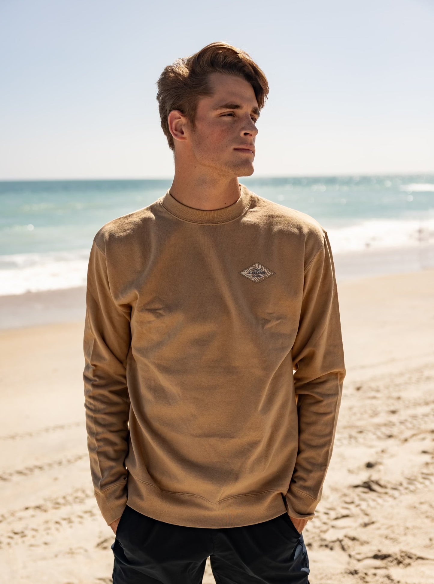 Coastal Supply Unisex Sweatshirt, Sandstone