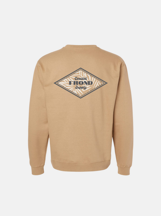 Coastal Supply Unisex Sweatshirt, Sandstone