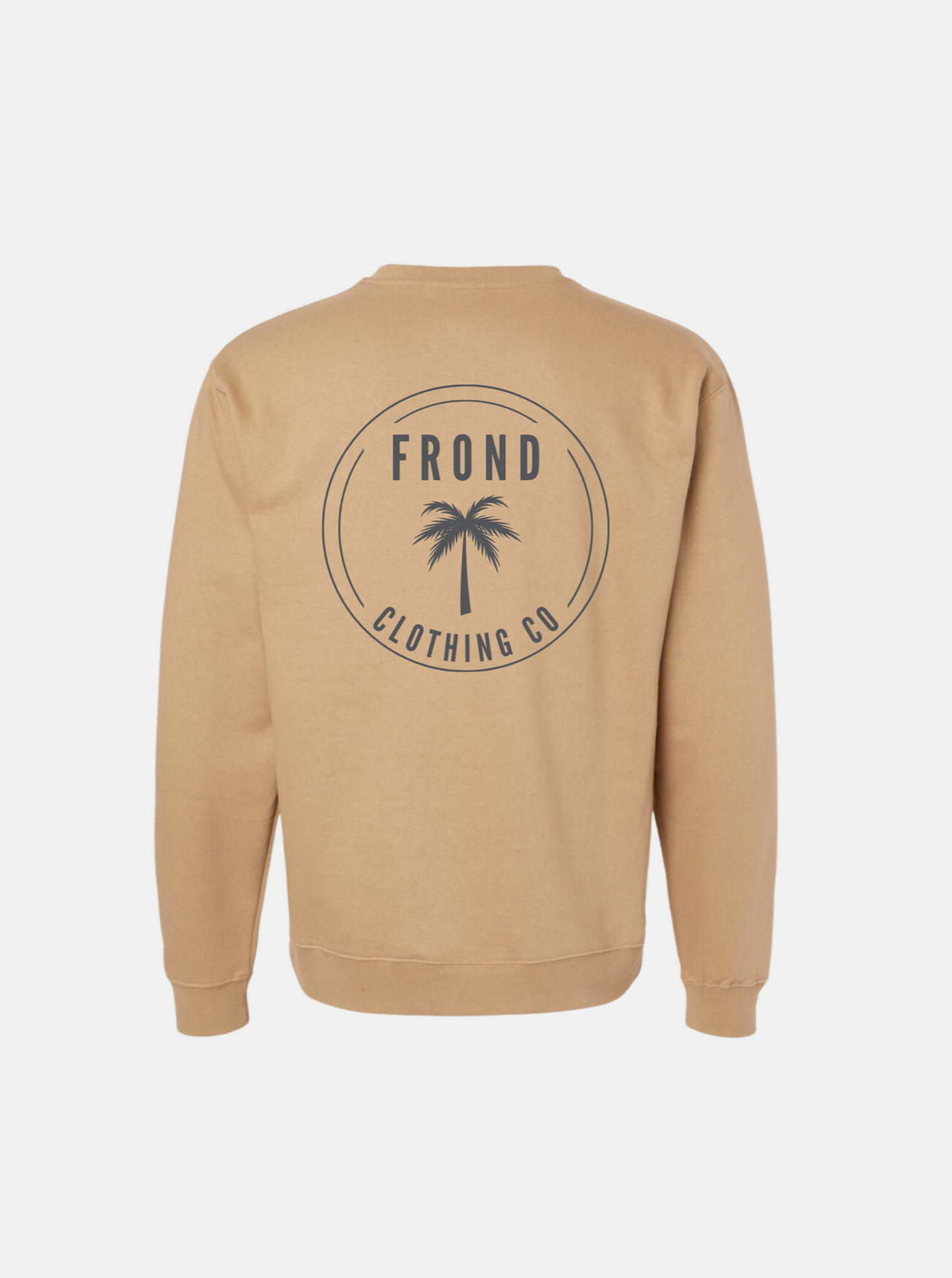 Frond Adult Unisex Sweatshirt, Sandstone