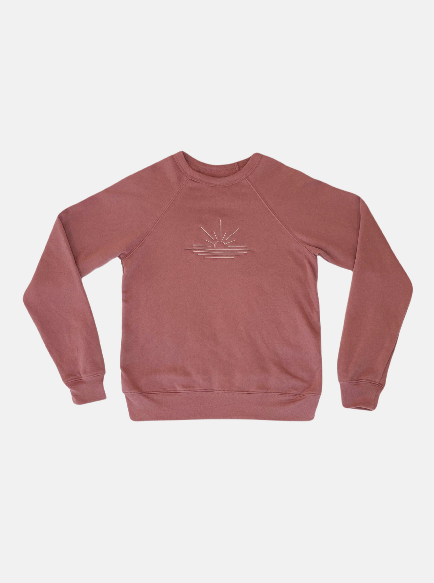 Sun Rays Youth Sweatshirt, Mauve