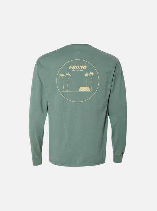 Ocean Boulevard Adult Unisex Long Sleeve Tee, Sea Breeze