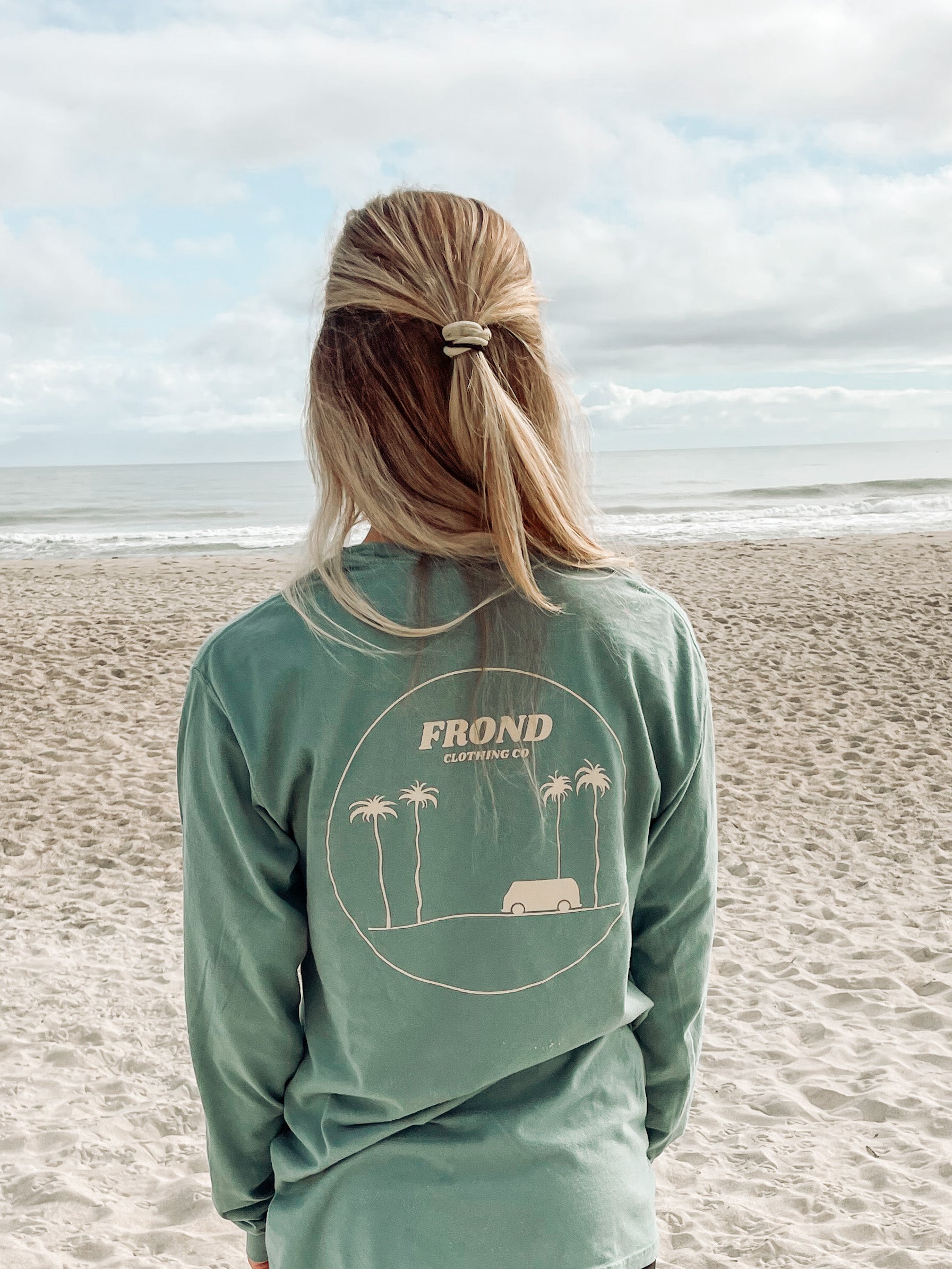 Ocean Boulevard Adult Unisex Long Sleeve Tee, Sea Breeze