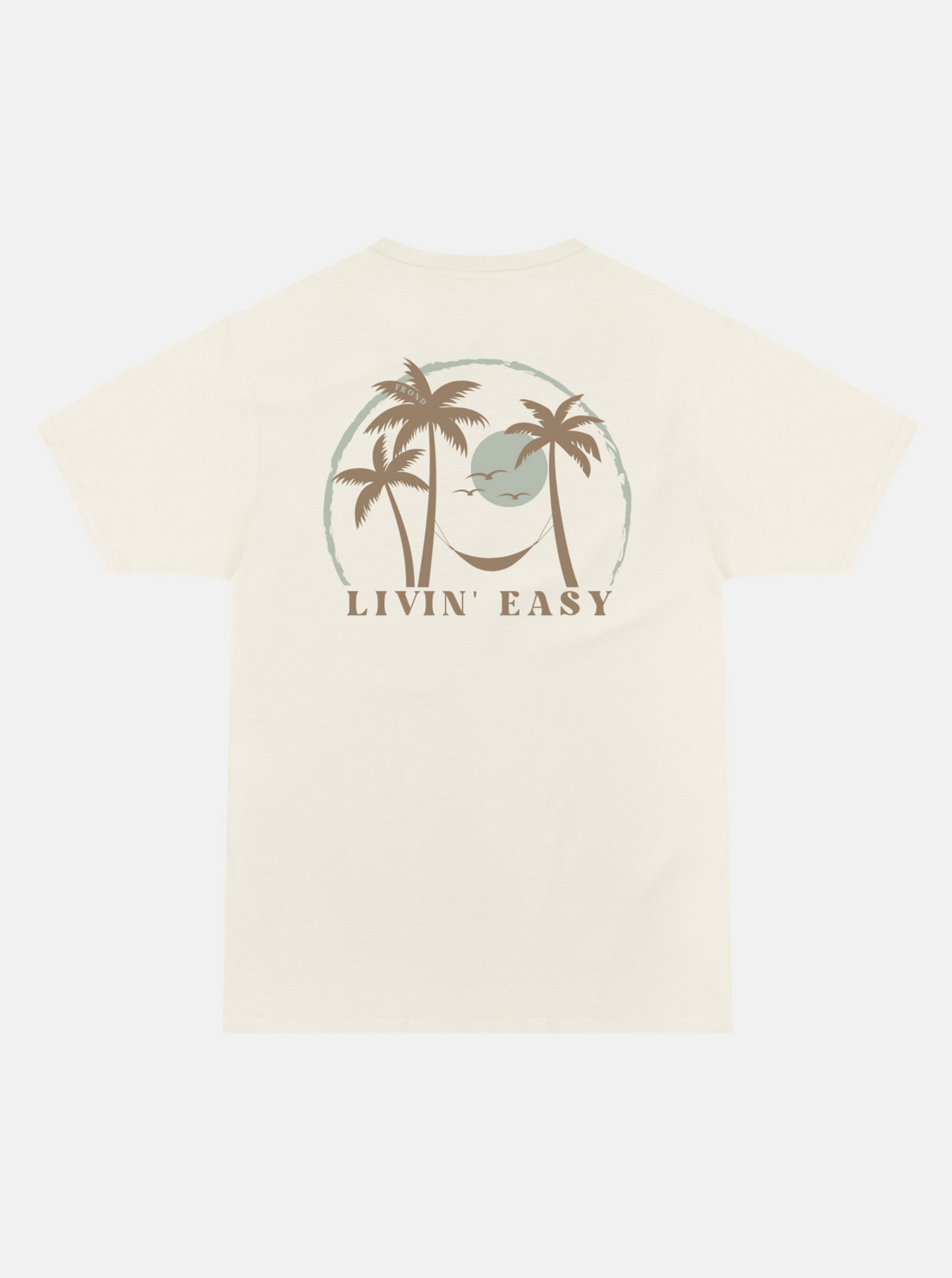 Livin' Easy Unisex Tee, Bone