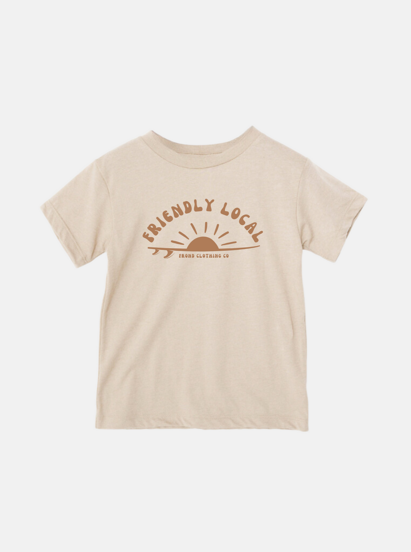 Friendly Local Toddler Tee, Dust
