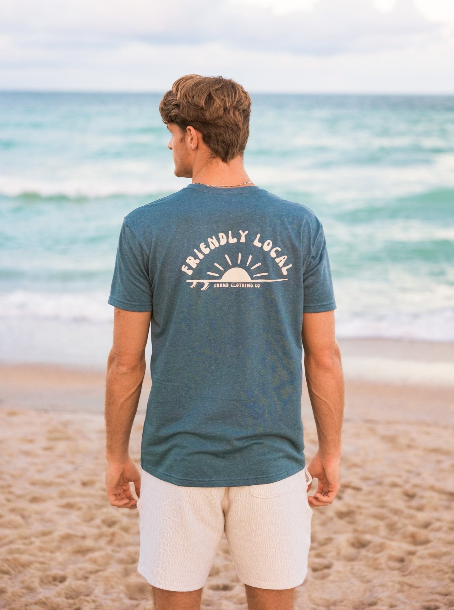 Friendly Local Unisex Tee, Indigo