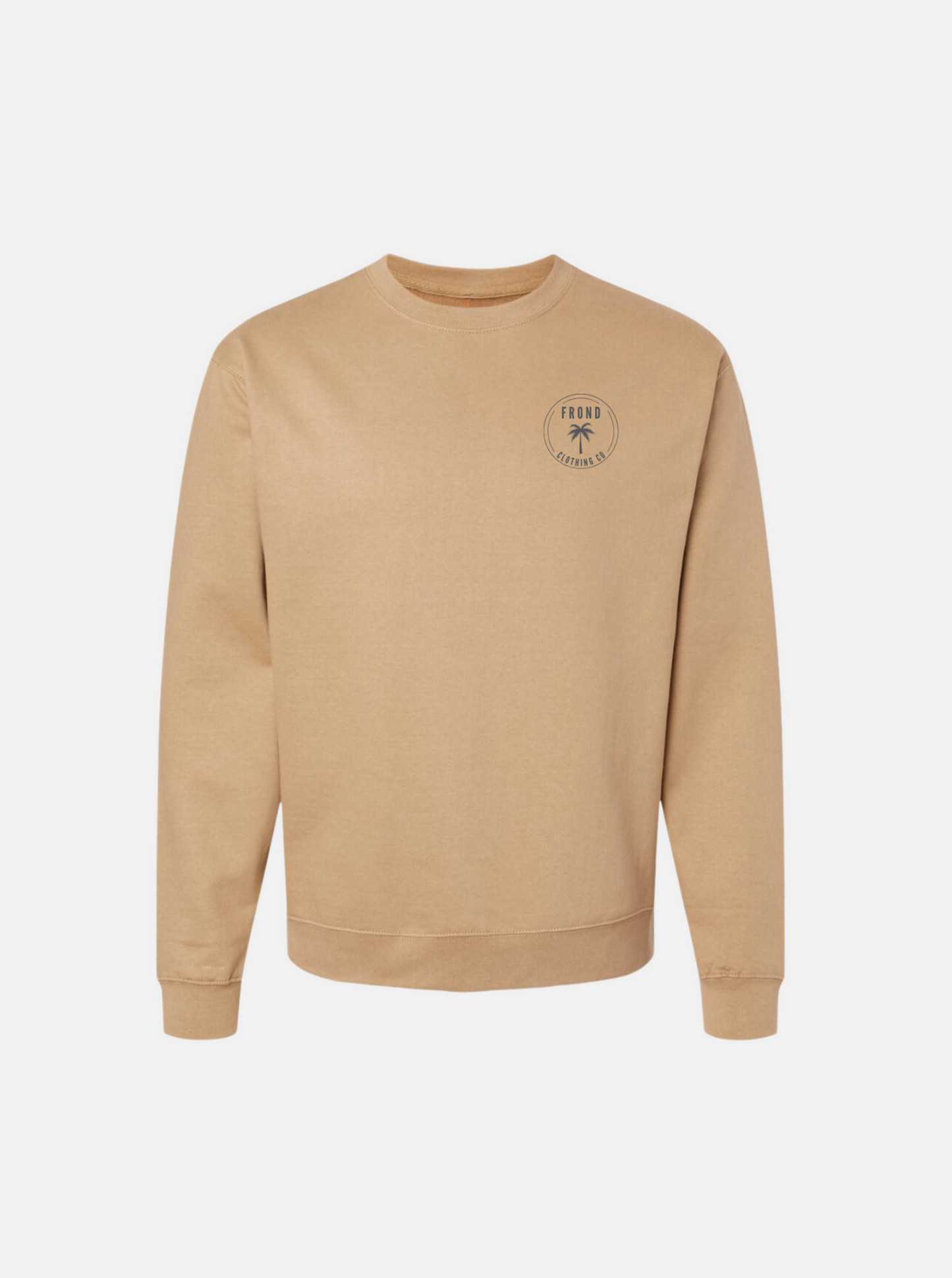Frond Adult Unisex Sweatshirt, Sandstone