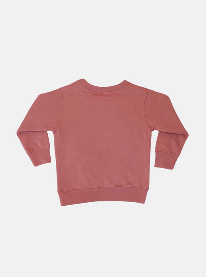 Free By The Sea Toddler Sweatshirt, Mauve