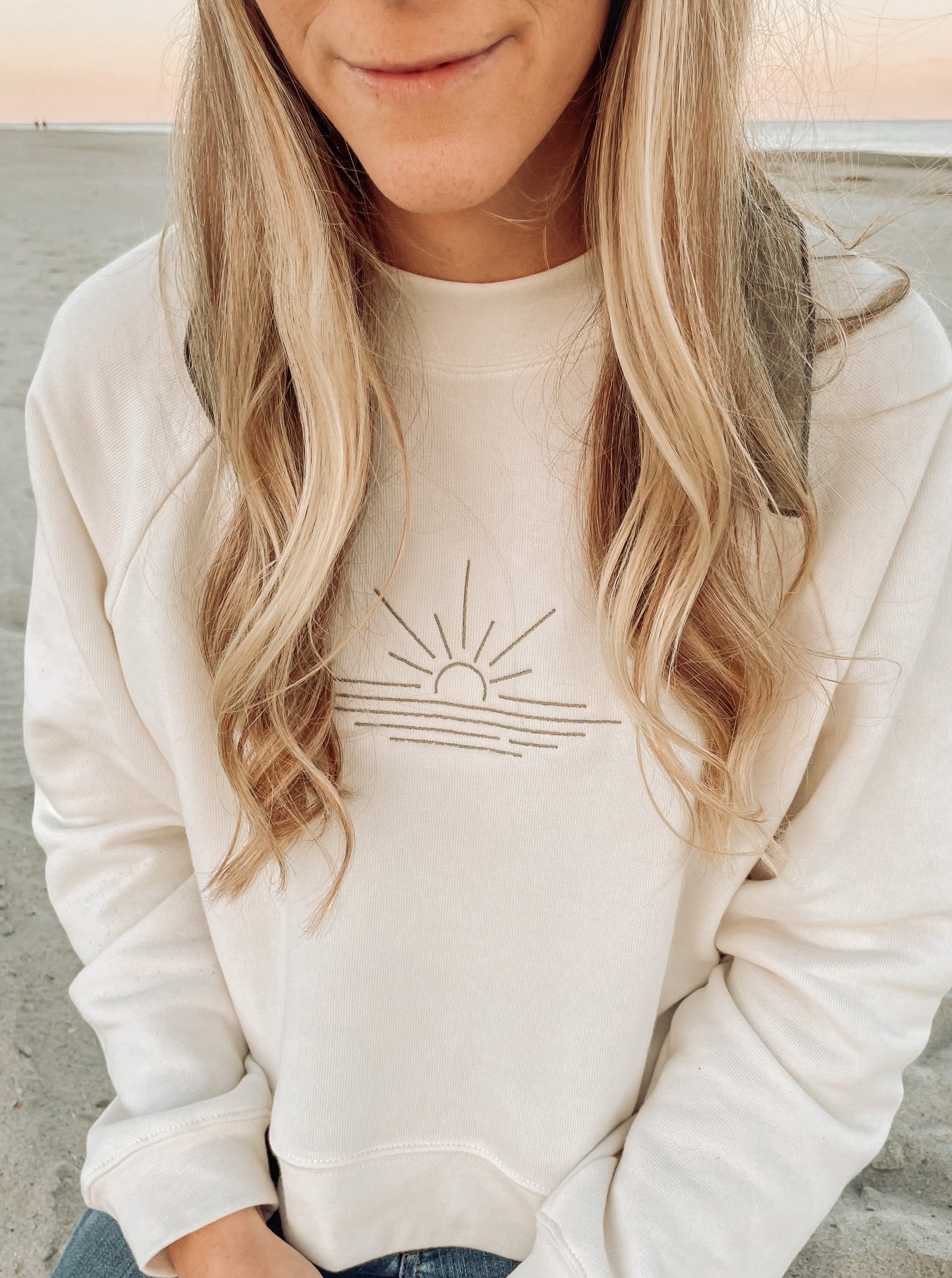 Sun Rays Cropped Sweatshirt | Frond Clothing Co